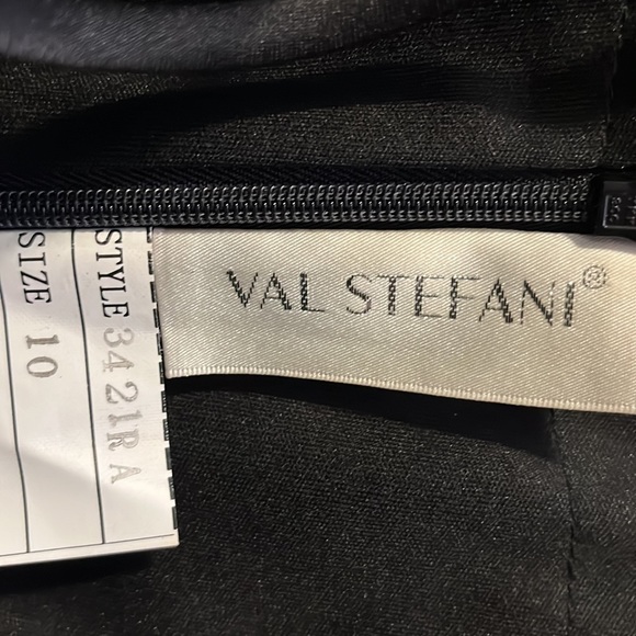 Val Stefani Black Long Sequin Dress Size 10 - Picture 6 of 6